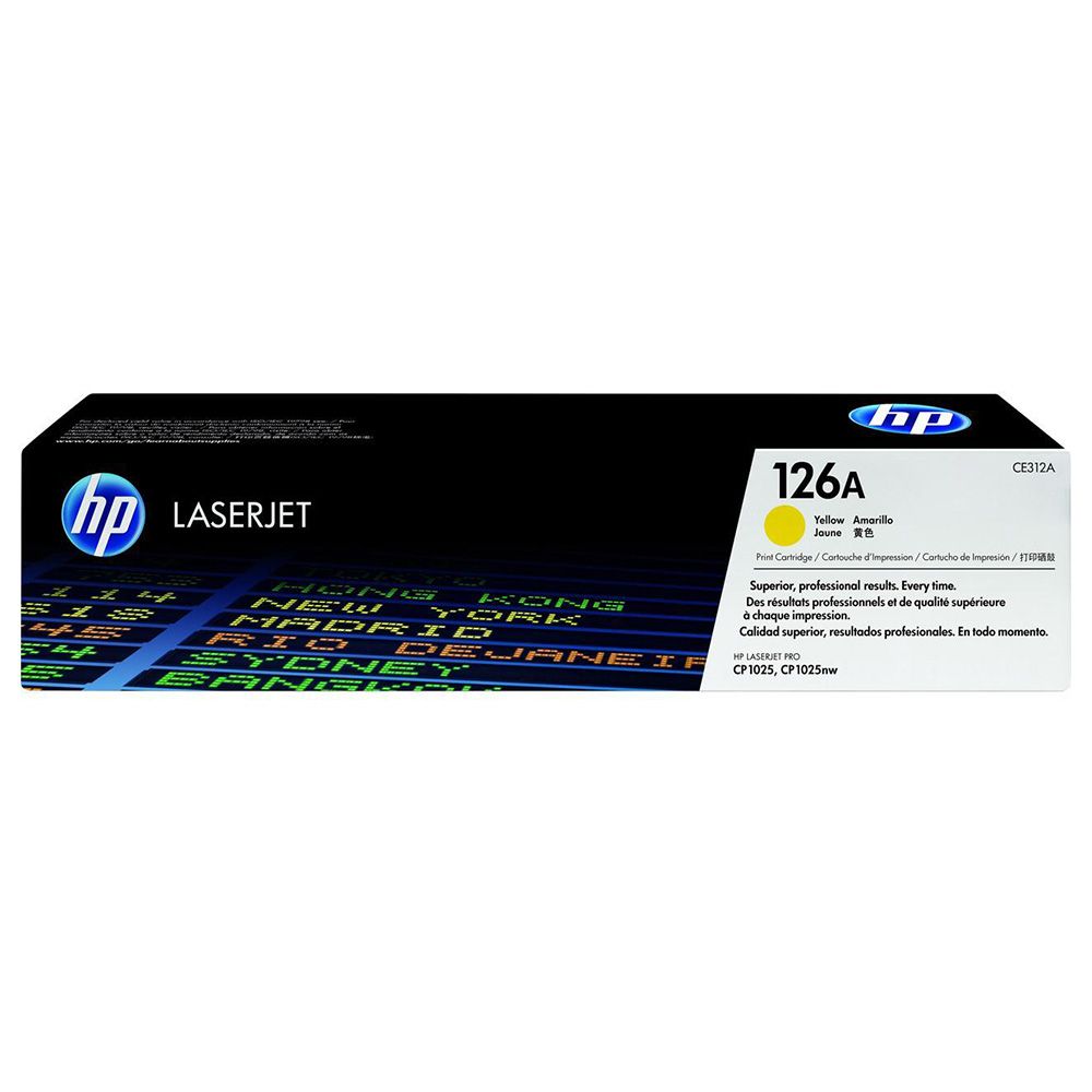 HP - 126A LaserJet Toner Cartridge CE312A - Yellow