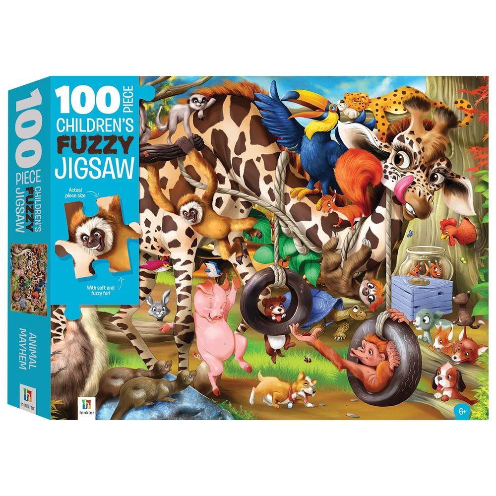 Fuzzy Jigsaw: Animal 100pcs 