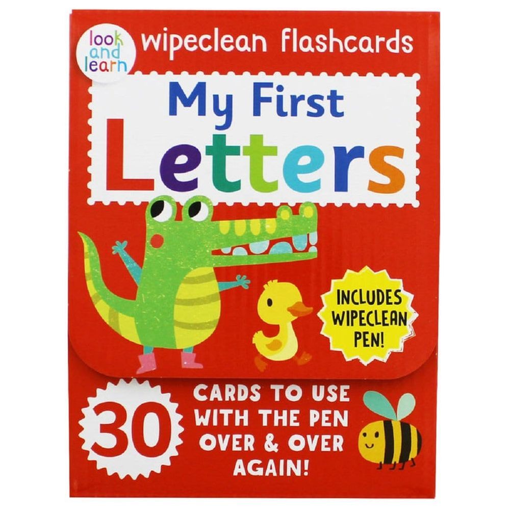 Look & Learn: Wipeclean Flashcards My First Letters