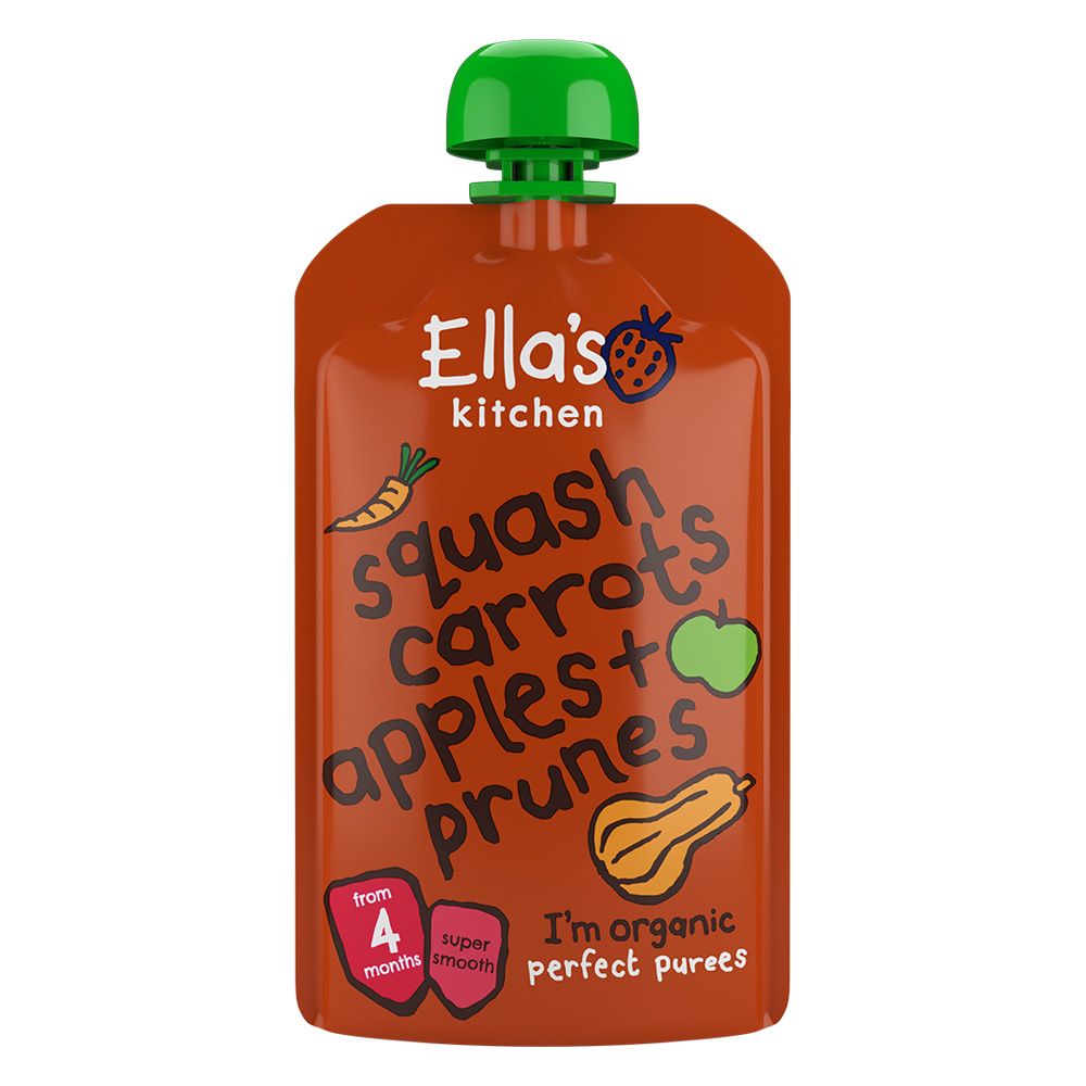 Ella's Kitchen Butternut Squash Carrots Apples + Prunes 120g