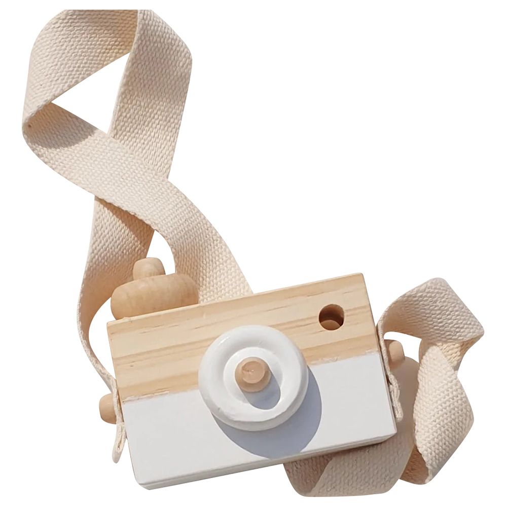 Ark Children - Wooden Toy Camera - White