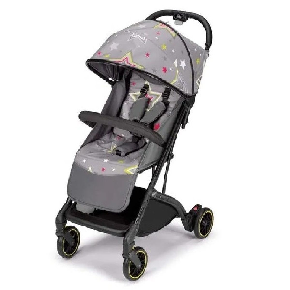 Cam - Printed Compass Lightweight Stroller - Grey