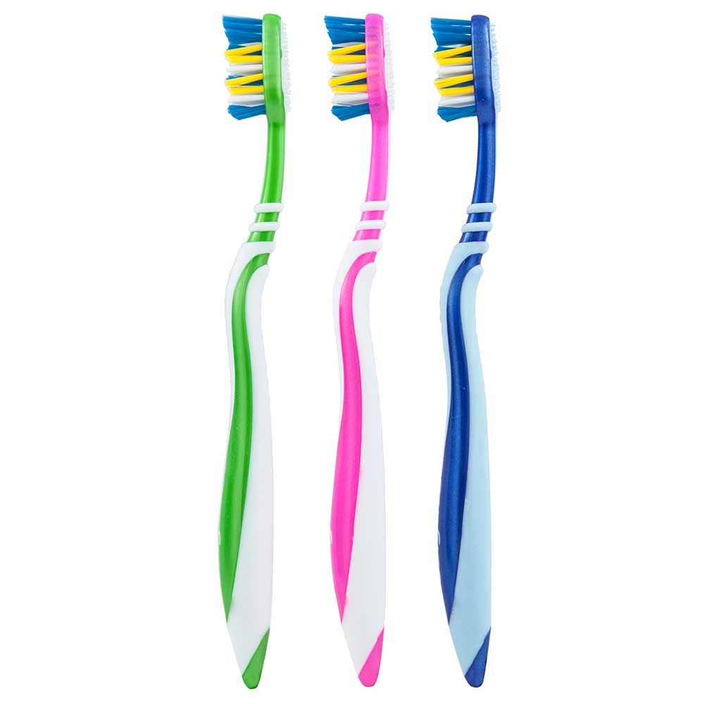 Colgate - ZigZag Flexible Multipack Medium Toothbrush 3pcs