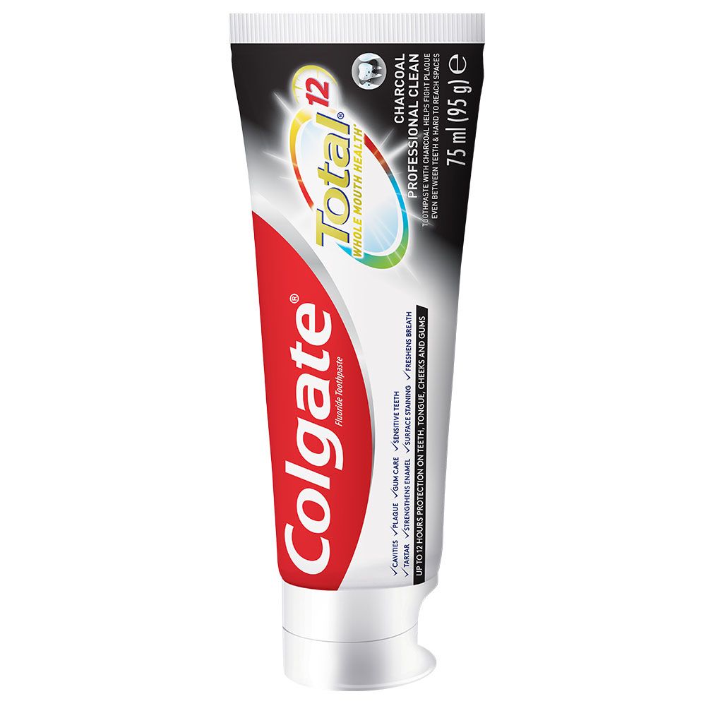 Colgate - Total 12 Hour Protection Charcoal Toothpaste 75ml