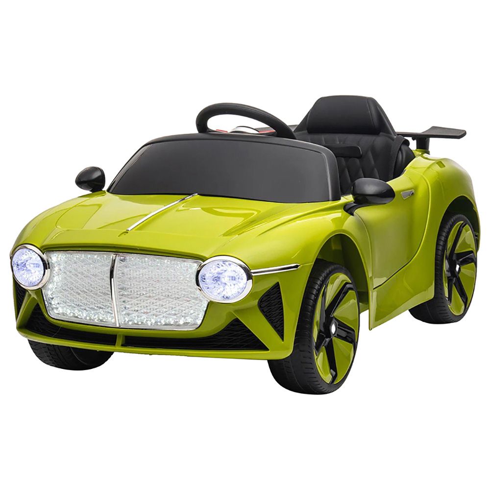 Amsham - Bentley Style Electric Kids Rideon Car - Green - 12V