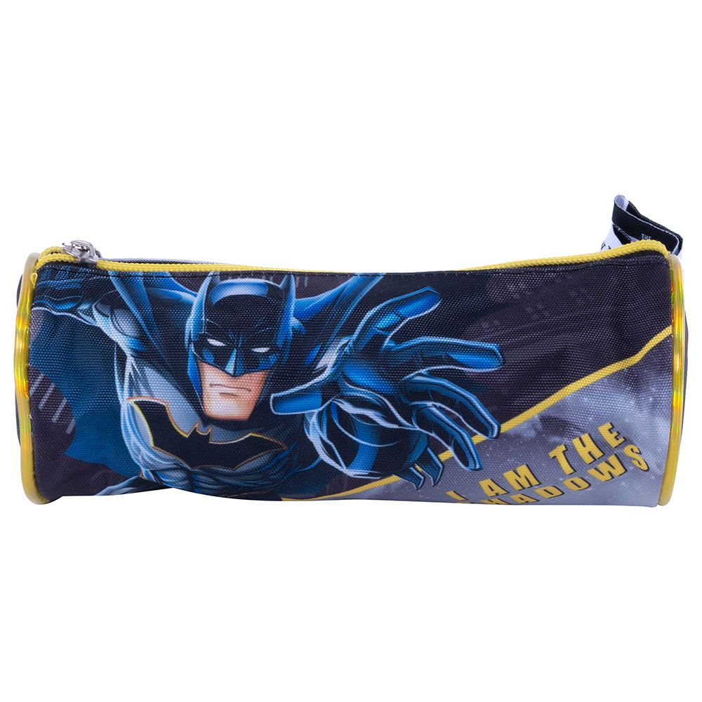 Batman - Round Pencil Case - Black