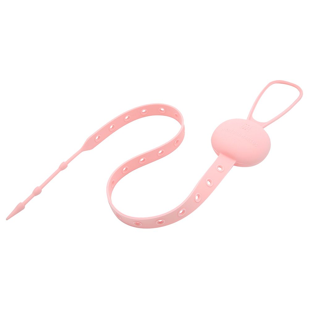 Marcus & Marcus - Silicone Flip N'Strap Pacifier Holder - Pink