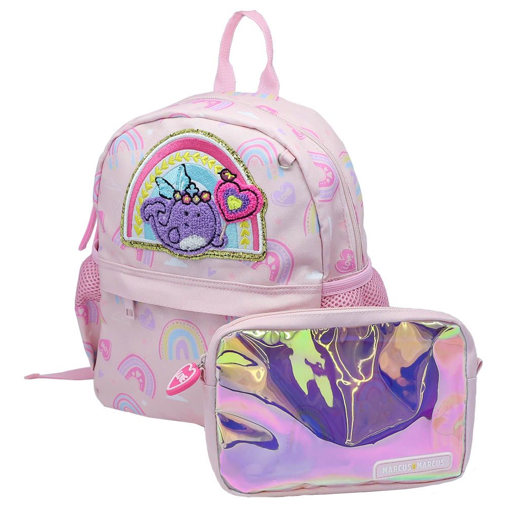 Marcus & Marcus - 2-In-1 Little Kid Backpack - Rainbow - 9.5-Inch