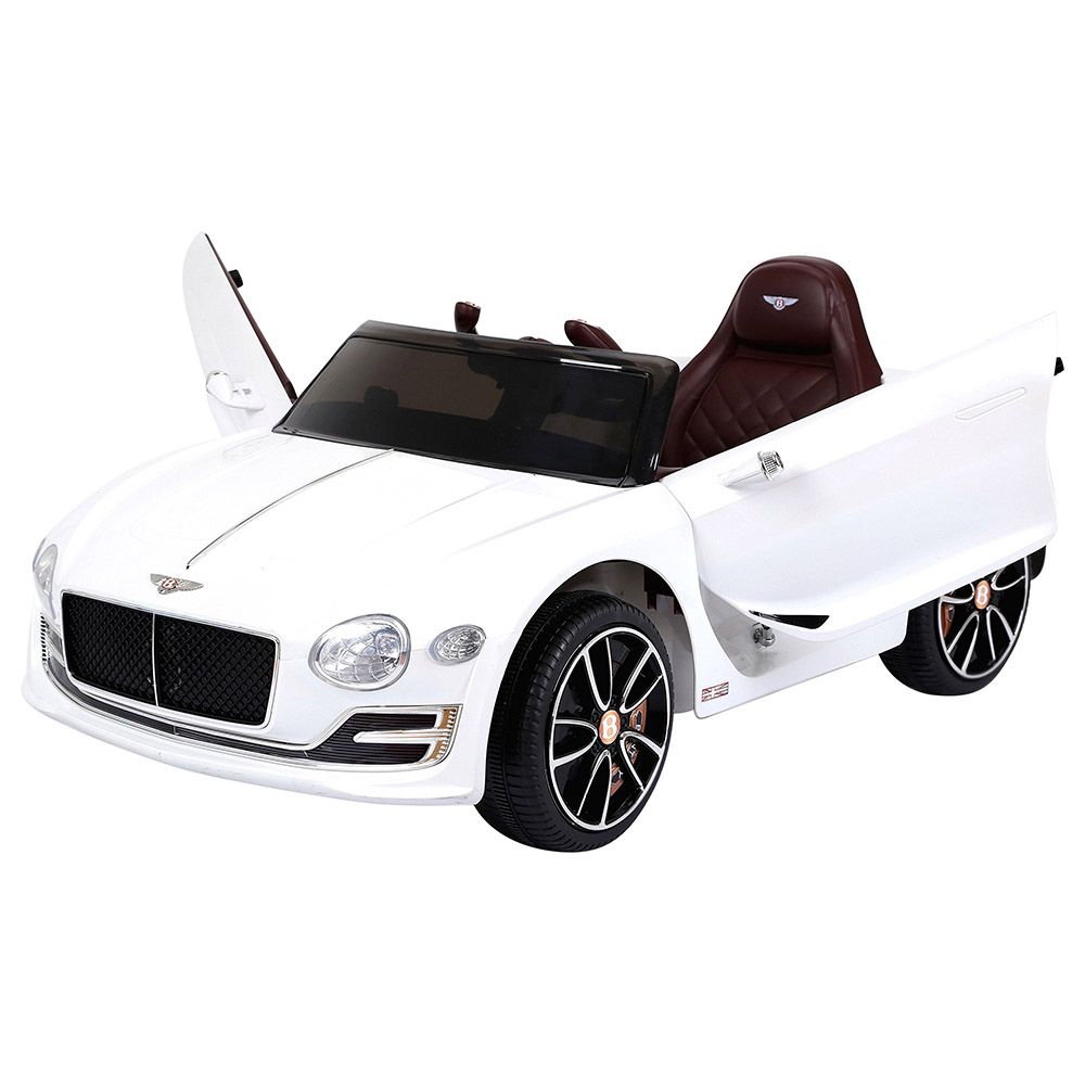 Bentley - 12V Exp12 Kids Ride On Car - White 