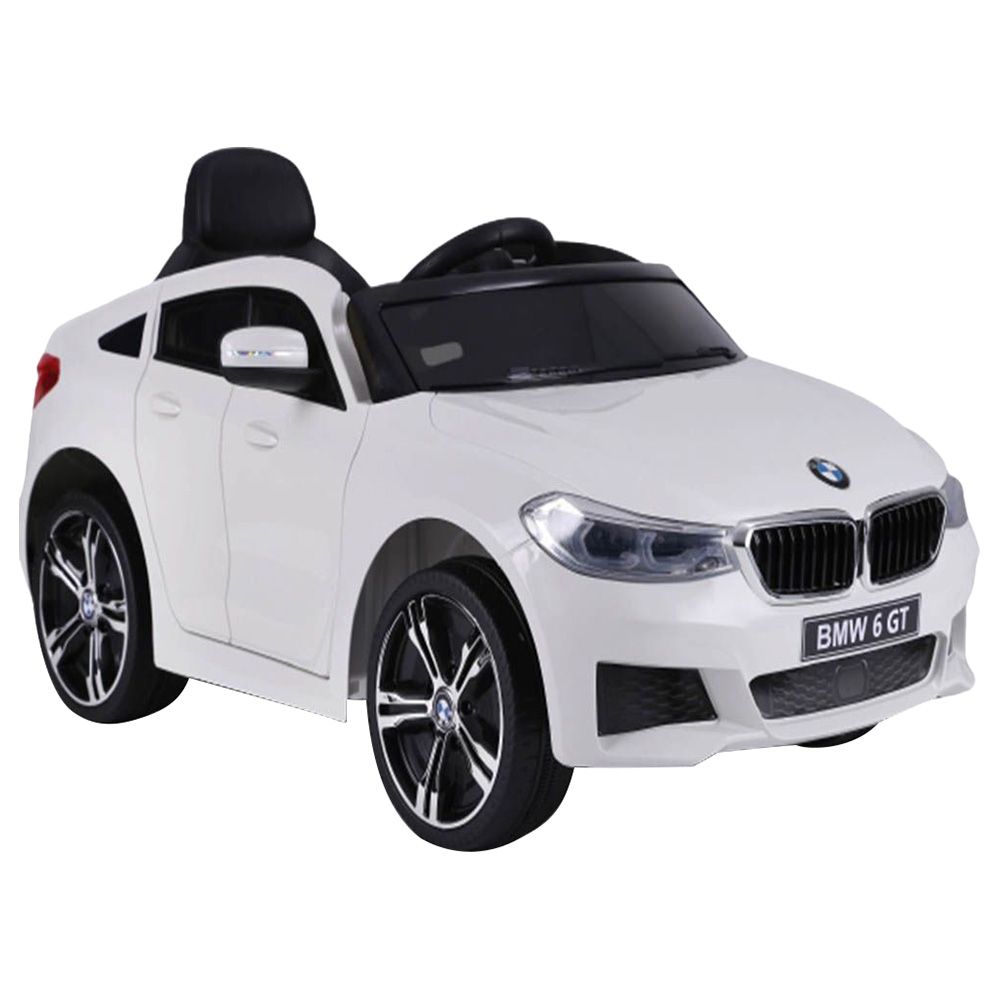 BMW - 6GT Ride On Car - White