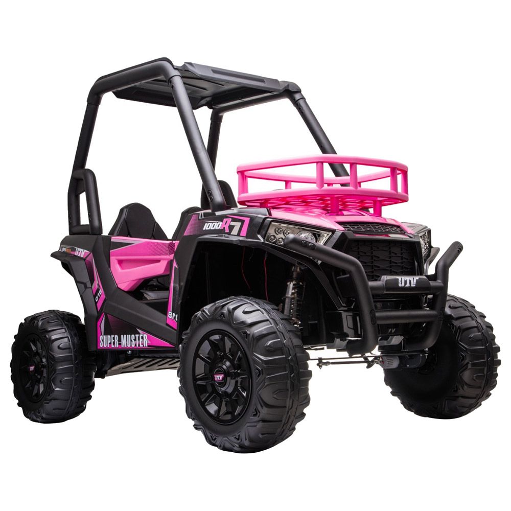 Amsham - Golf Buggy UTV Electric Ride On - Pink