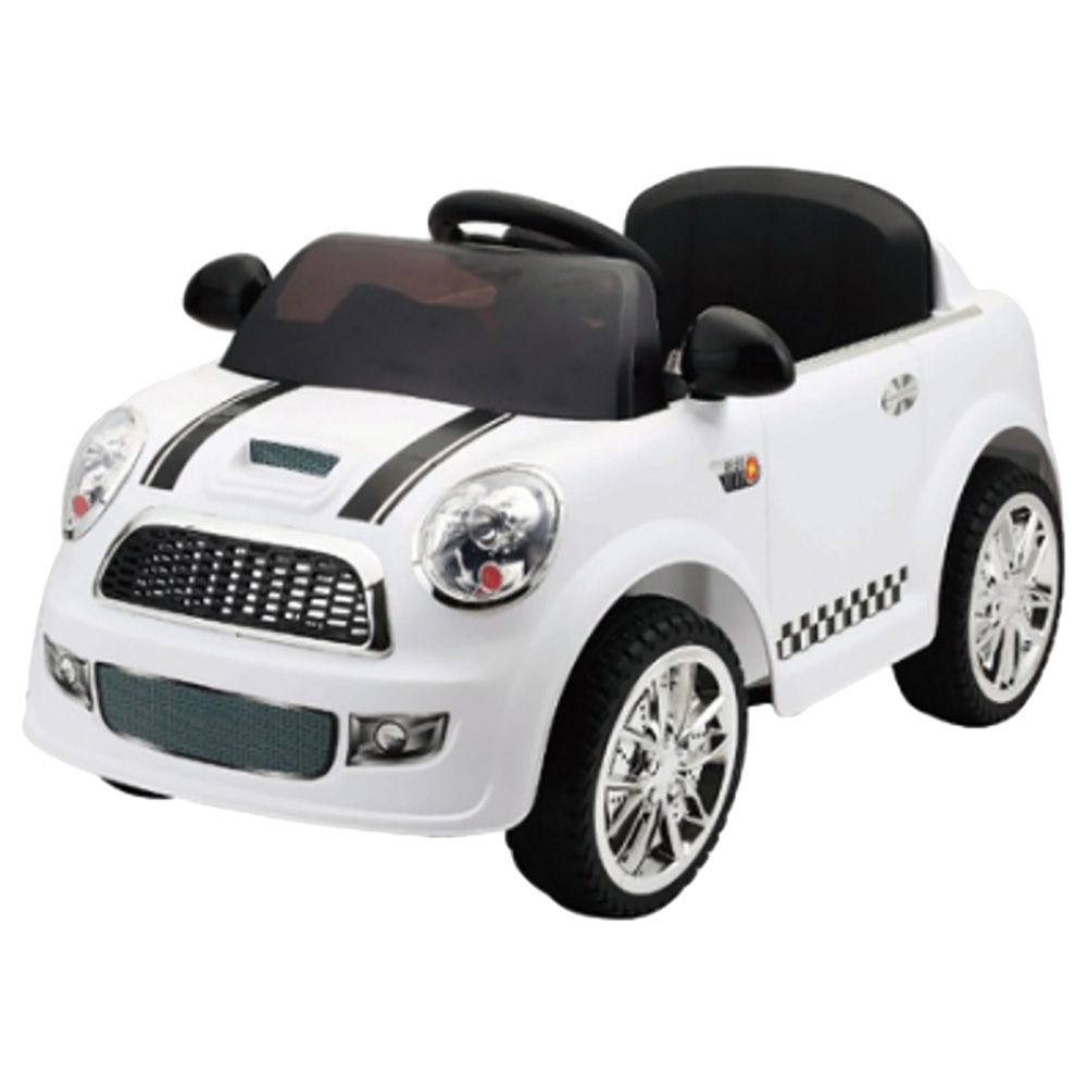 Amsham - 6V Electric Ride On Car - White