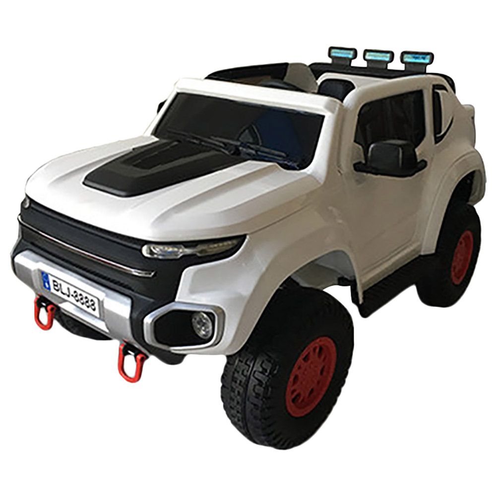 Amsham - 12V Trailblazer 4X4 Ride-On - White