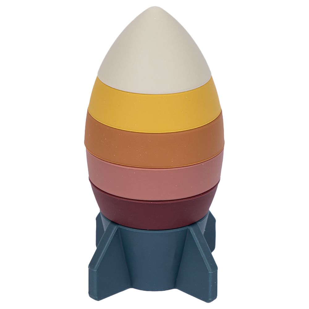 Babies Basic - Silicone Stacking Toy - Rocket