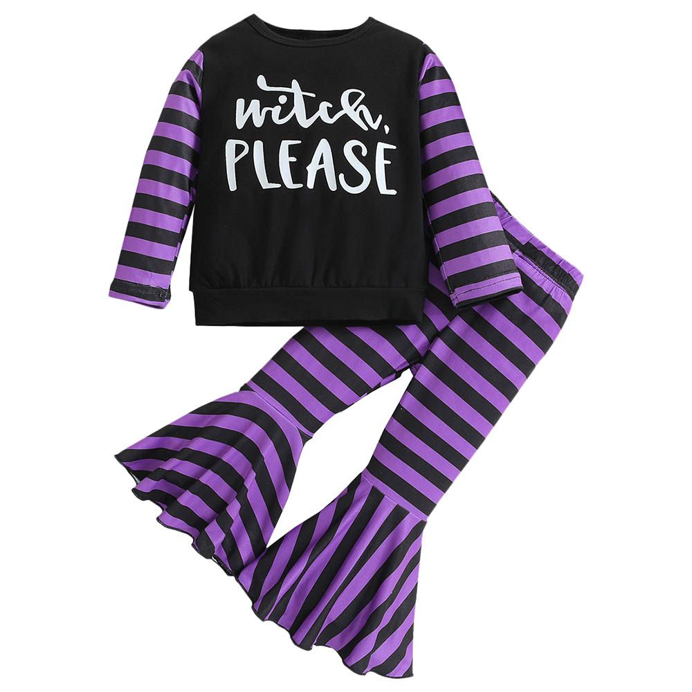 Sugar Rush - 2pc-Set - Halloween Full Sleeves Sweatshirt & Pants