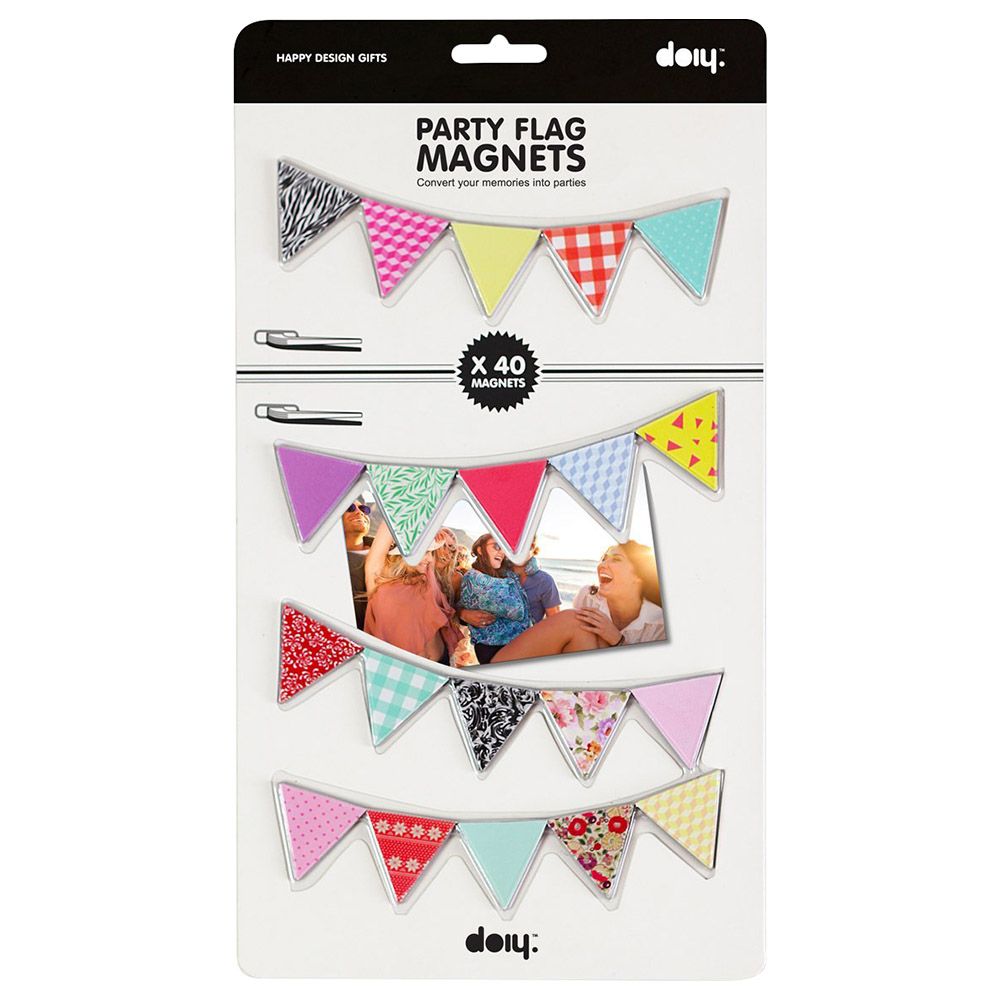 Doiy Party Flag Magnets