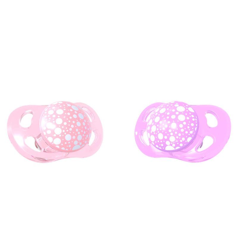 Twistshake - 2 x Pacifier 0-6m - Pastel Pink Purple