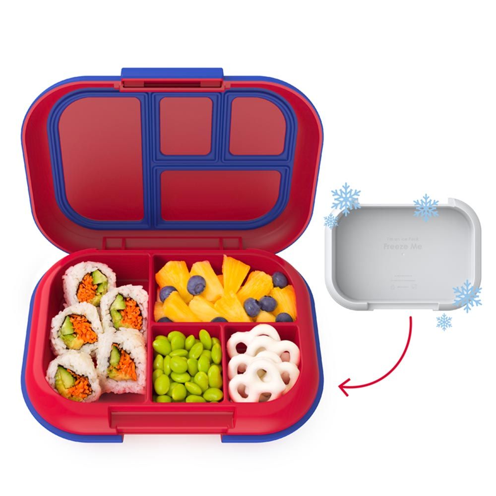 Bentgo - 4 Compartments Kids Chill Lunch Box - Red