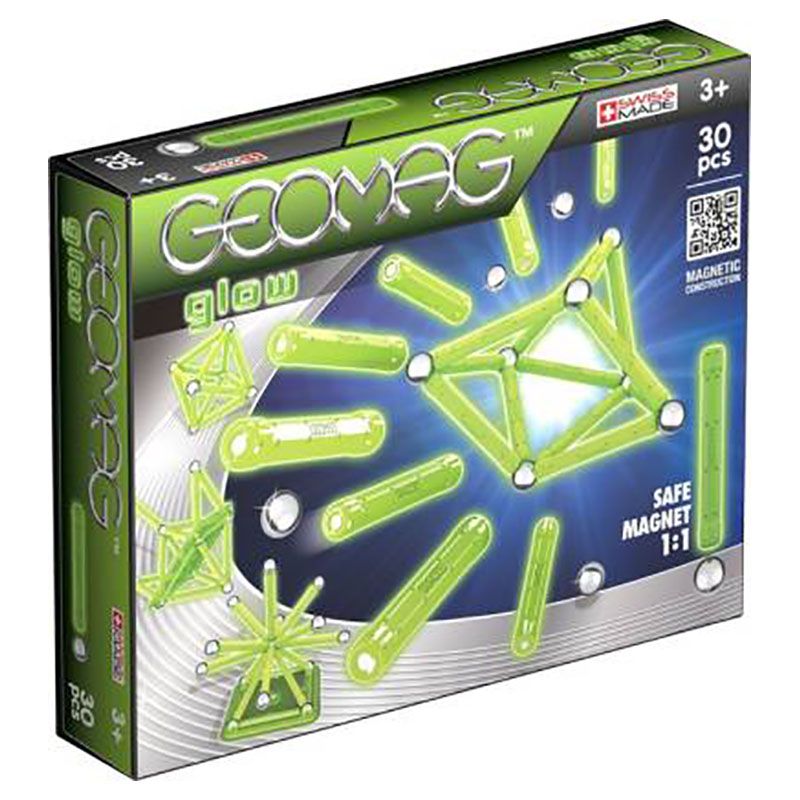 Geomag - Glow Magnetic Construction Toy 30pcs