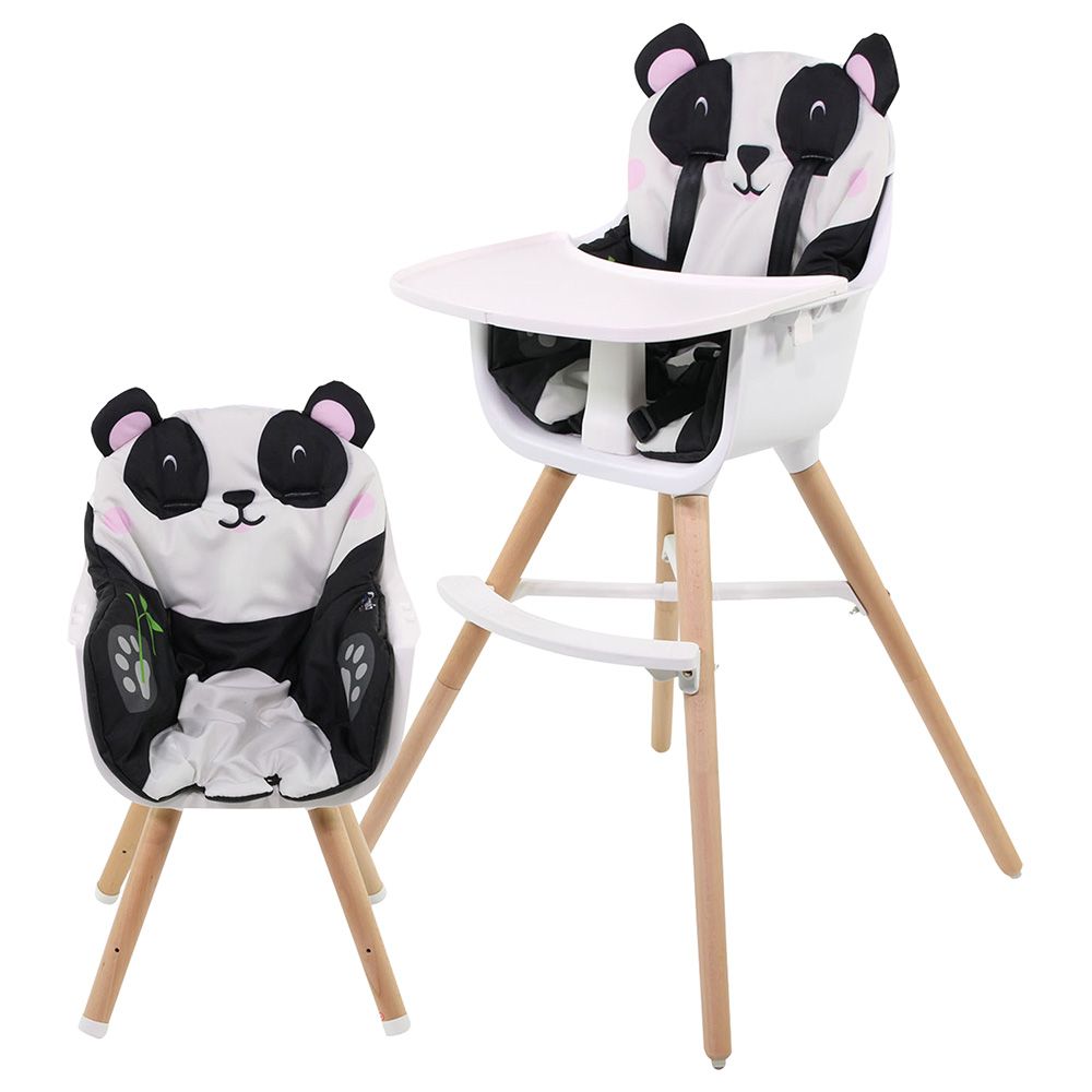 NANIA - Paulette 2In1 Highchair W/ Cushion - Panda