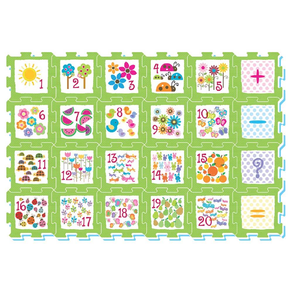 Sunta - Numbers & Objects Puzzle Mat 24pcs