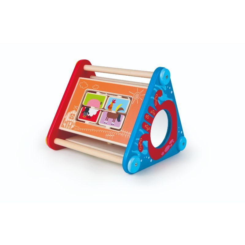 Hape - Take-Along 5 Sided Wooden Sensory Activity Box