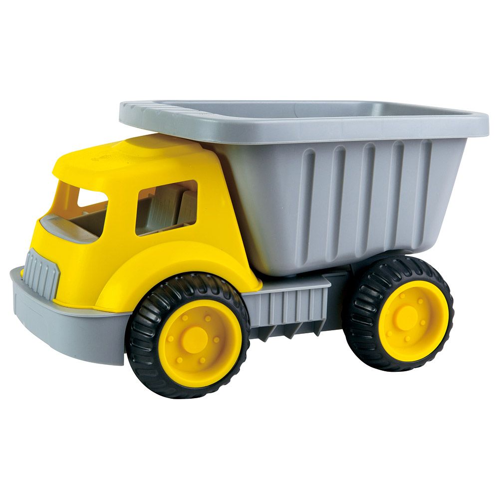 Hape - Load & Tote Dump Truck Sand & Beach Toy - Yellow