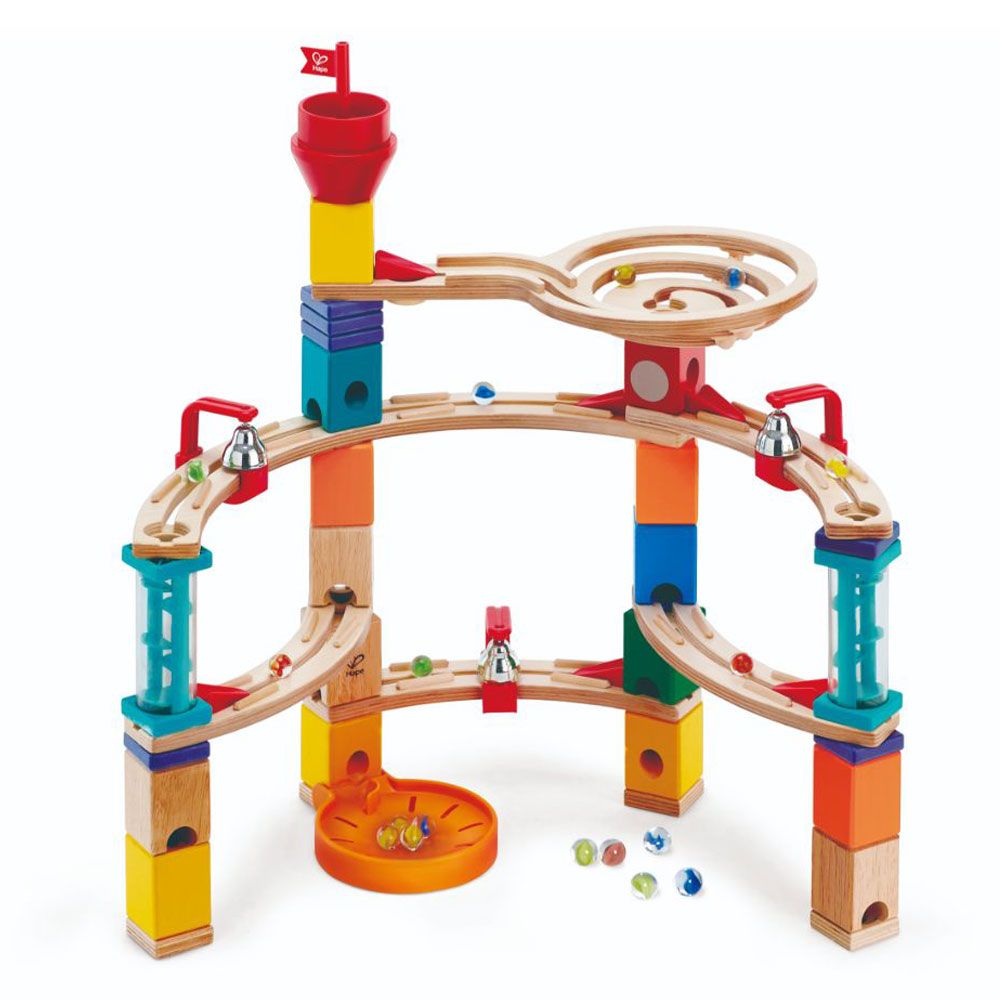 Hape - Quadrilla Castle Escape Marble Run Set 52pcs + 50marbles