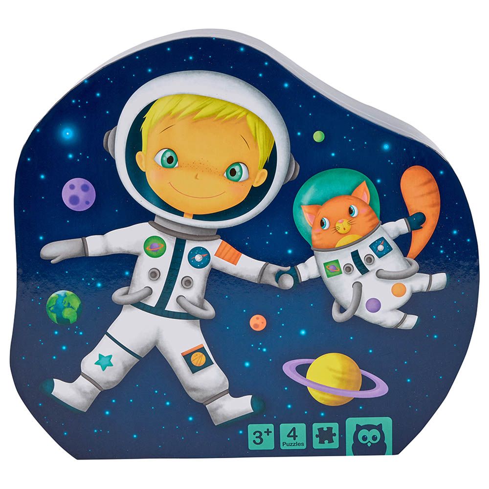 Eurekakids - Astronaut Evolutive Puzzles - 4pc-Set