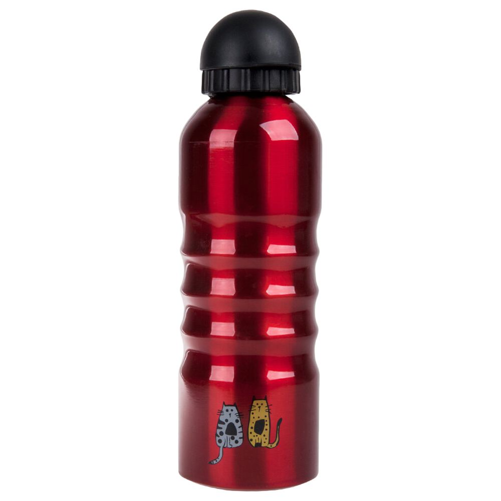 BiggDesign - Cats Print Water Bottle - Red