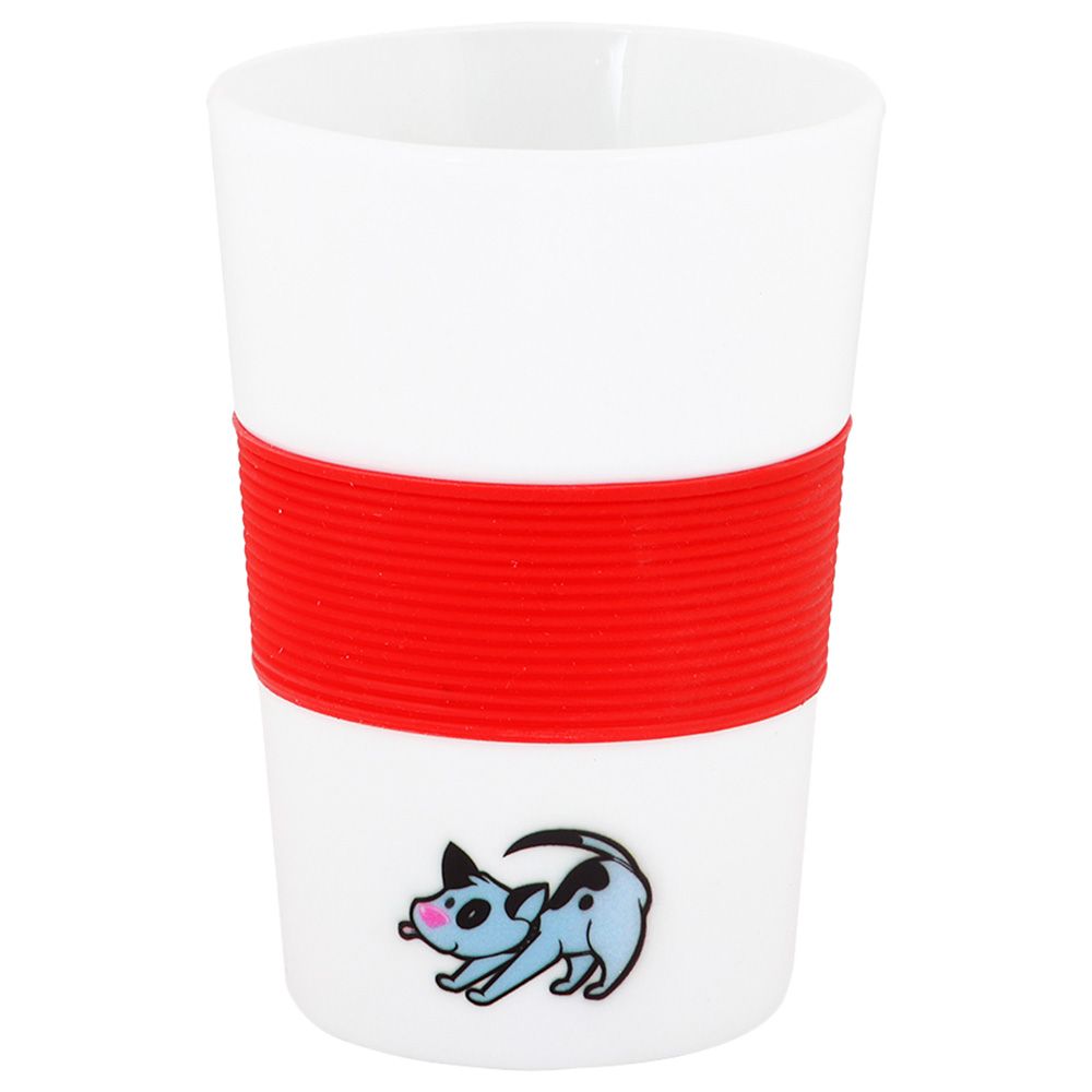 Biggdesign - Cats Ceramic Mug - 500 ml - White/Red