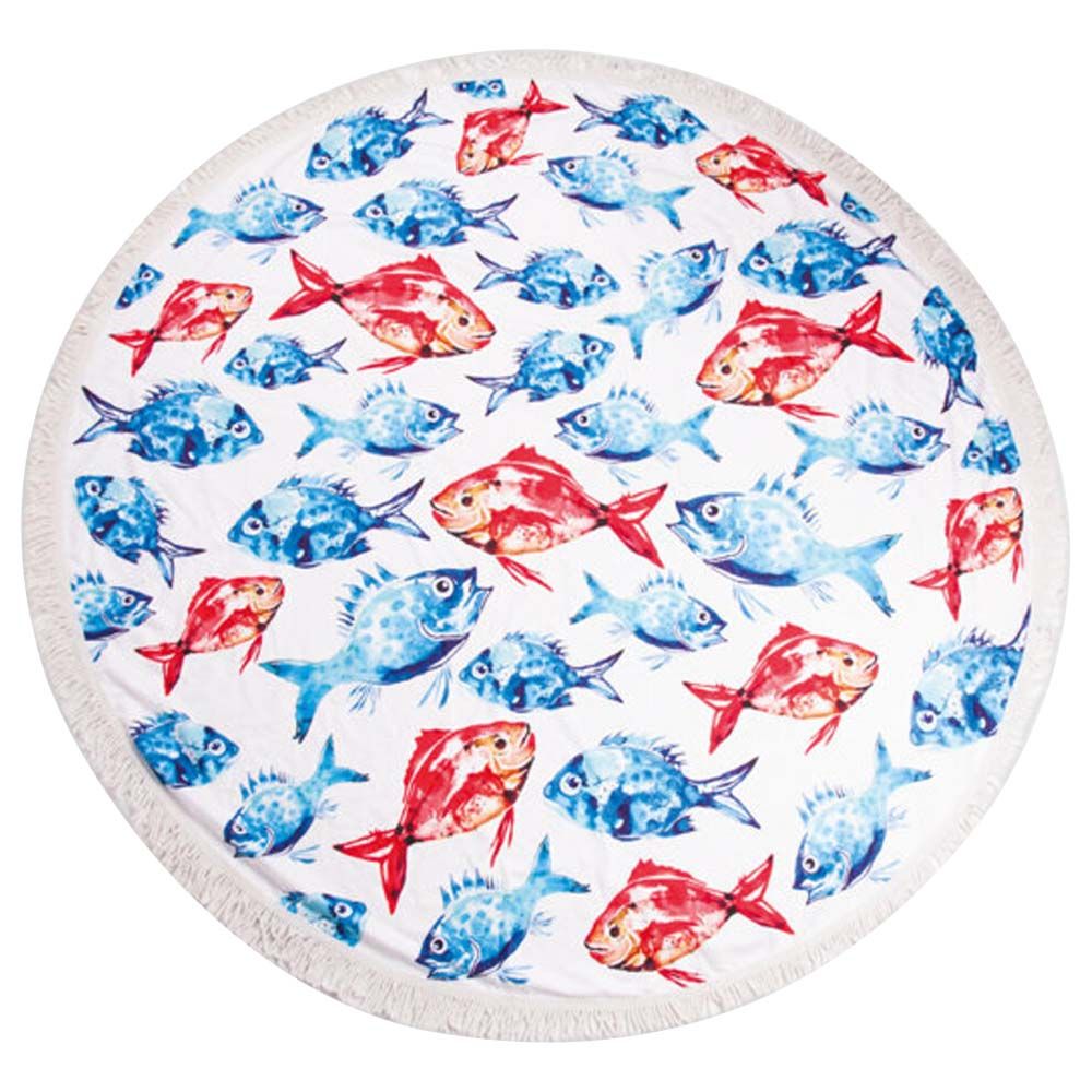 BiggDesign - Anemoss Sea Bream Round Beach Towel