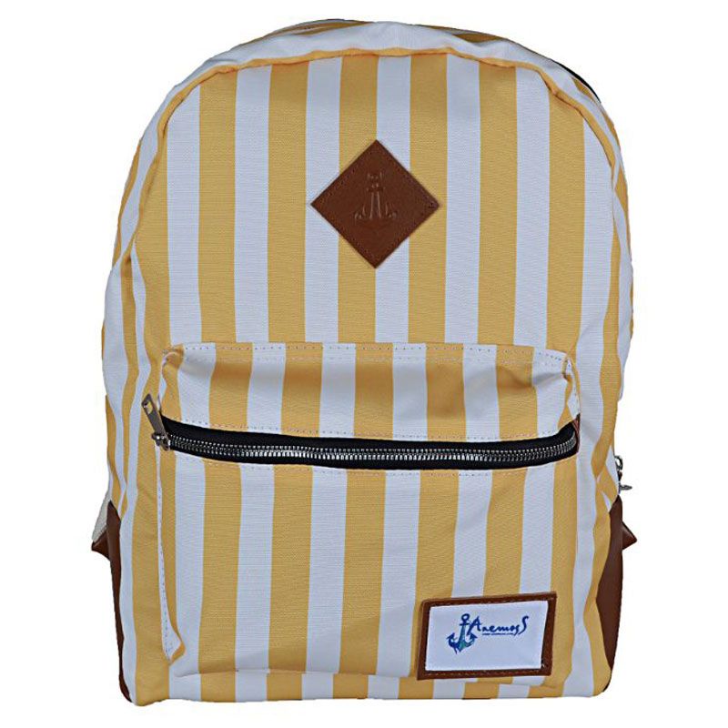 Anemoss - Yellow Striped Backpack - 41cm