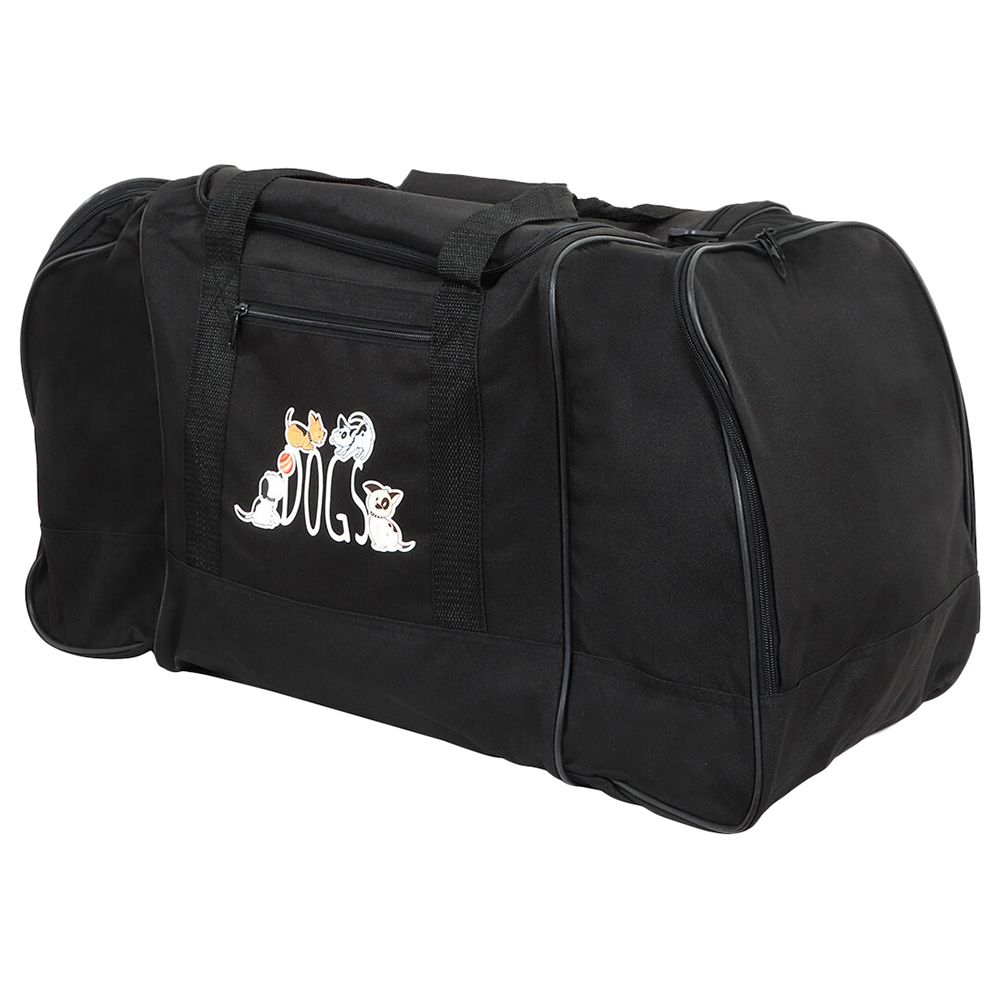 BiggDesign - Dogs Print Duffle Bag - Black