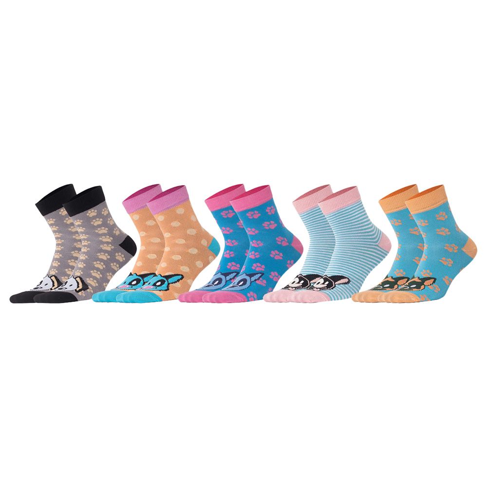 Biggdesign - Dogs Women Socket Socks - Pack Of 5