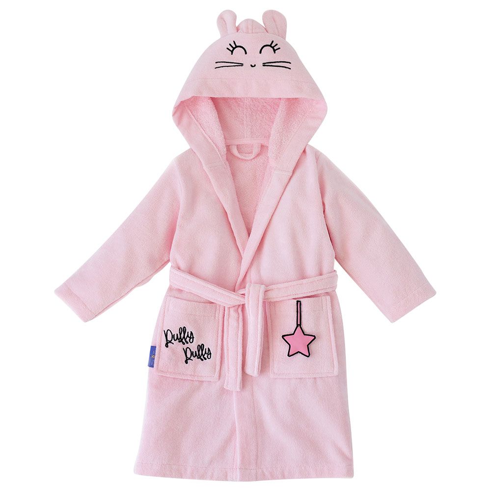 Milk&Moo - Chancin Velvet Bathrobe - Pink