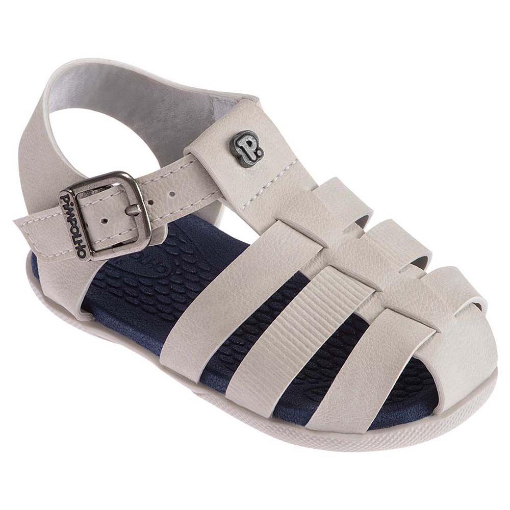 Pimpolho - Buckle Closure Sandal - White