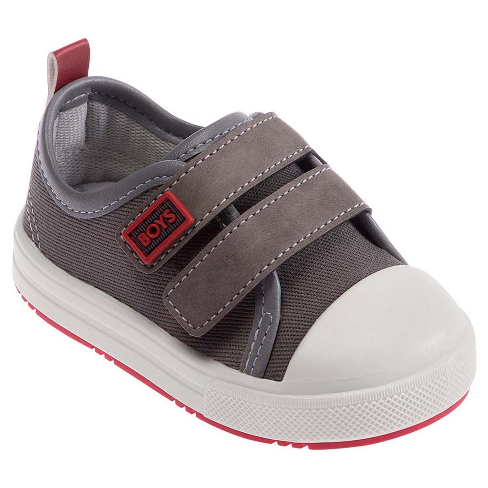 Pimpolho - Velcro Closure Star Sneaker - Grey