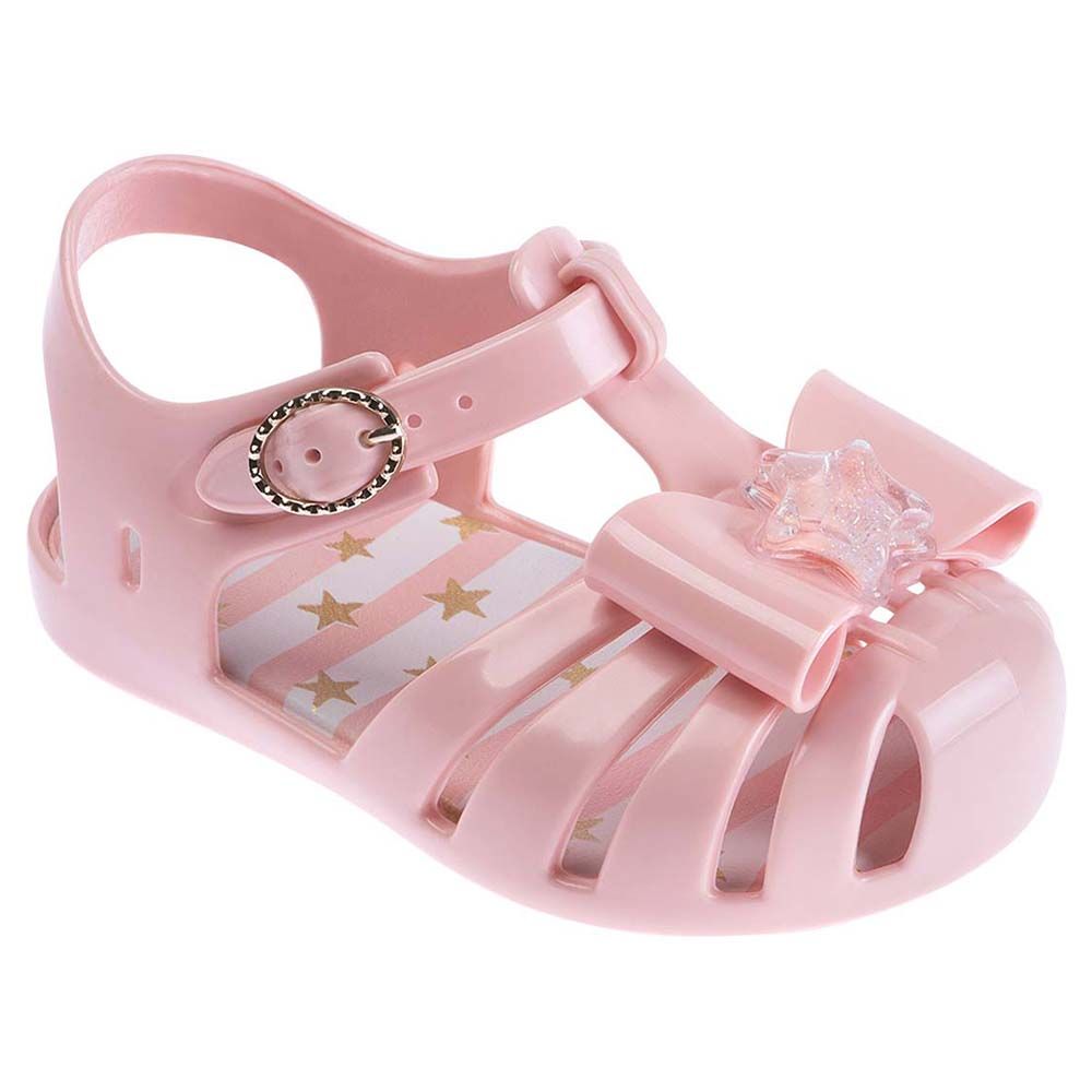 Pimpolho - 3D Star Velcro Closure Sandal - Peach