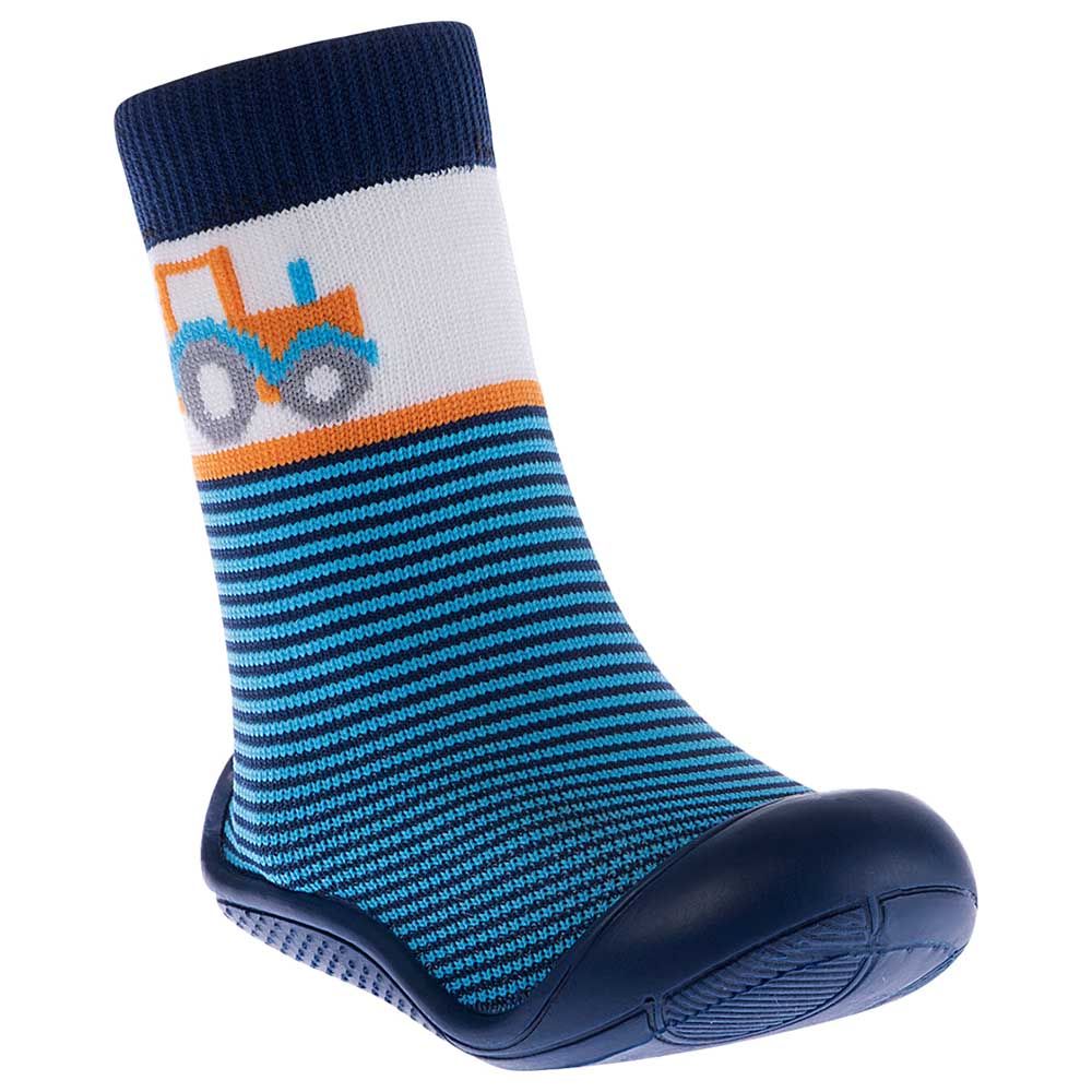 Pimpolho - Truck Design Sock With Sole - Blue