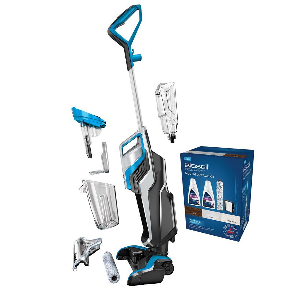 Bissell -  Crosswave Advanced Pro Vacuum Cleaner W/ Crosswave Multi Surface Cleaner Kit Value Pack