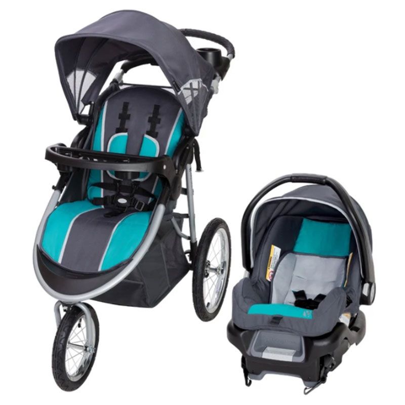 babytrend - Pathway 35 Jogger Travel System - Optic Teal