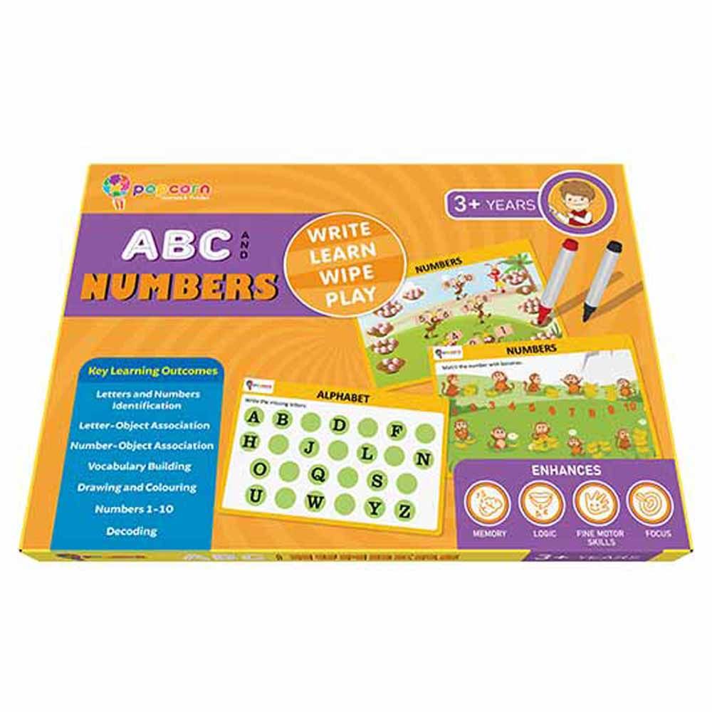 Write Learn Wipe Play ABC Numbers