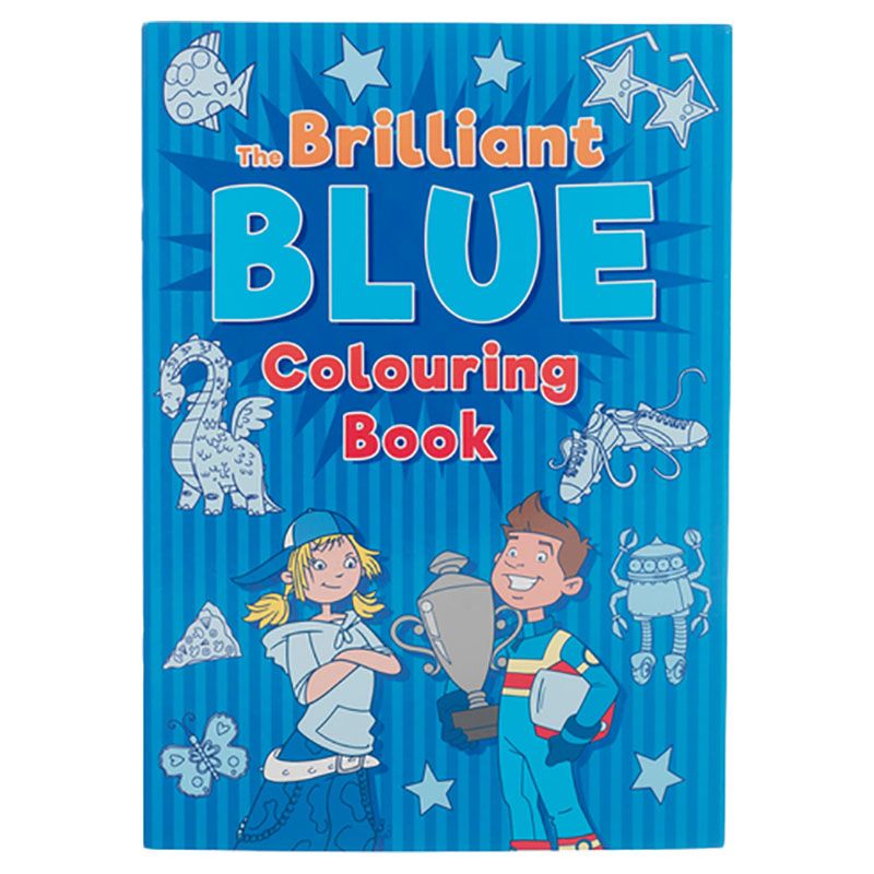 The Brilliant Blue Colouring Book