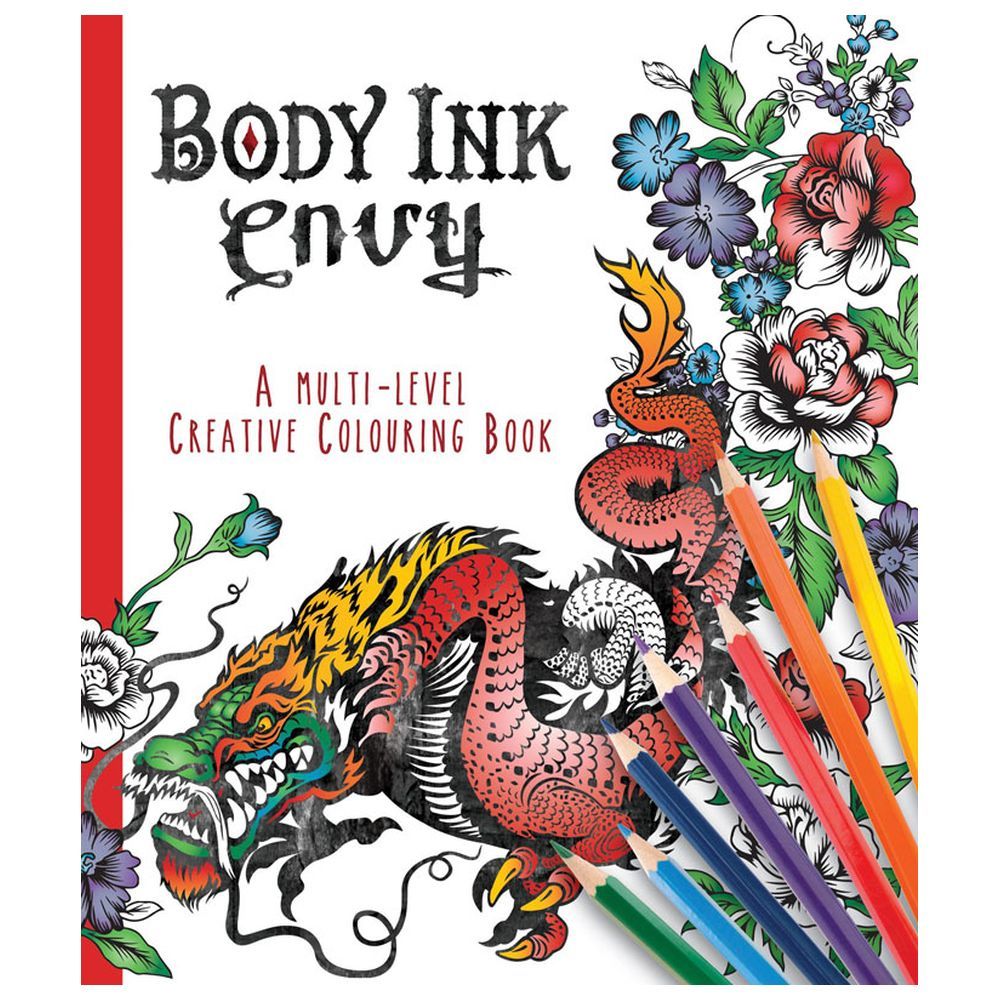 Multi level Body Ink Envy Colouring Book