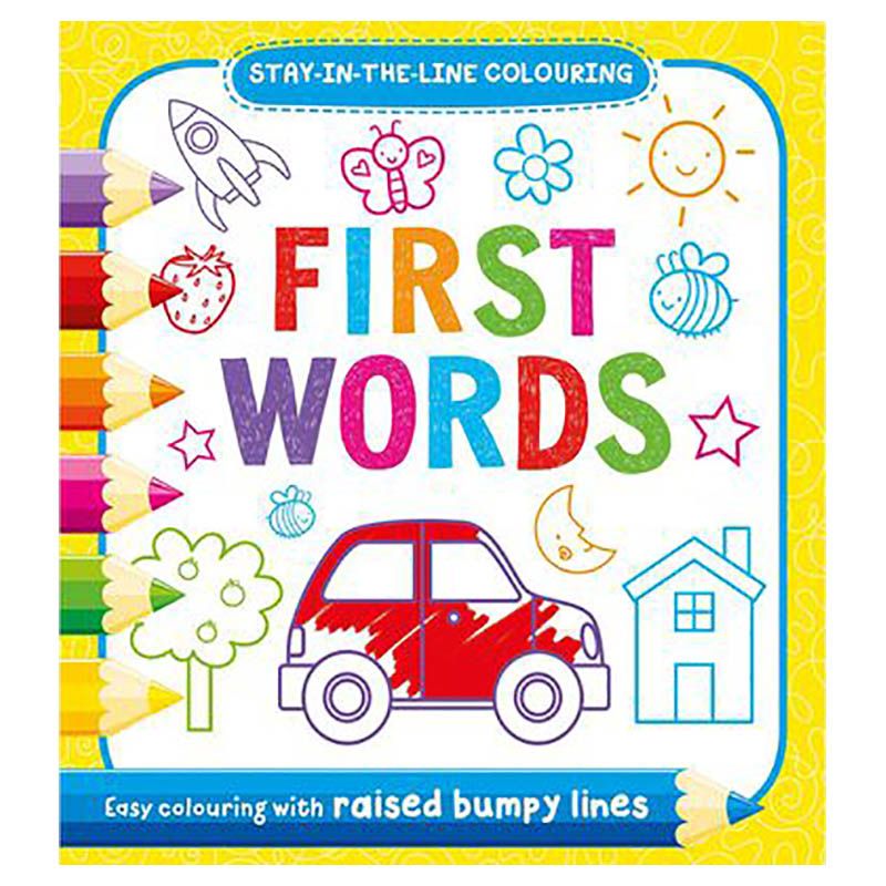 First Words - Easy Colouring