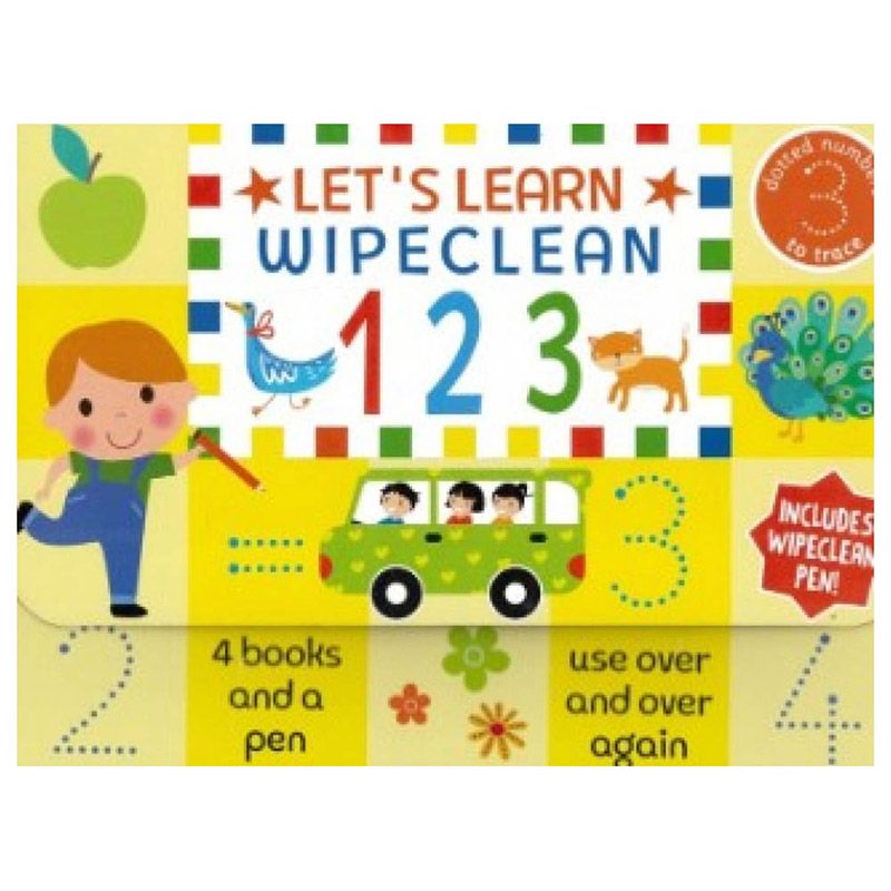 Wipe Clean: 123 - Pack of 4