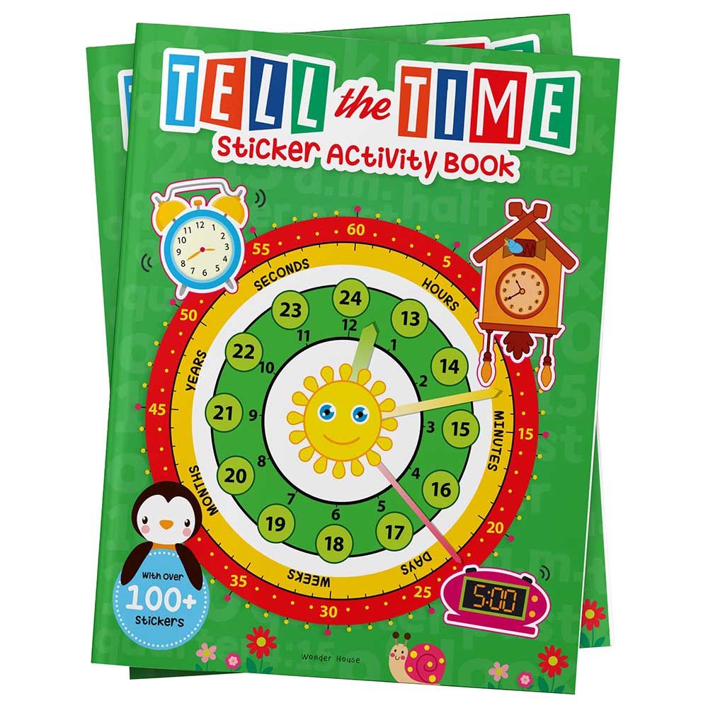 Tell The Time Sticker Activity Book