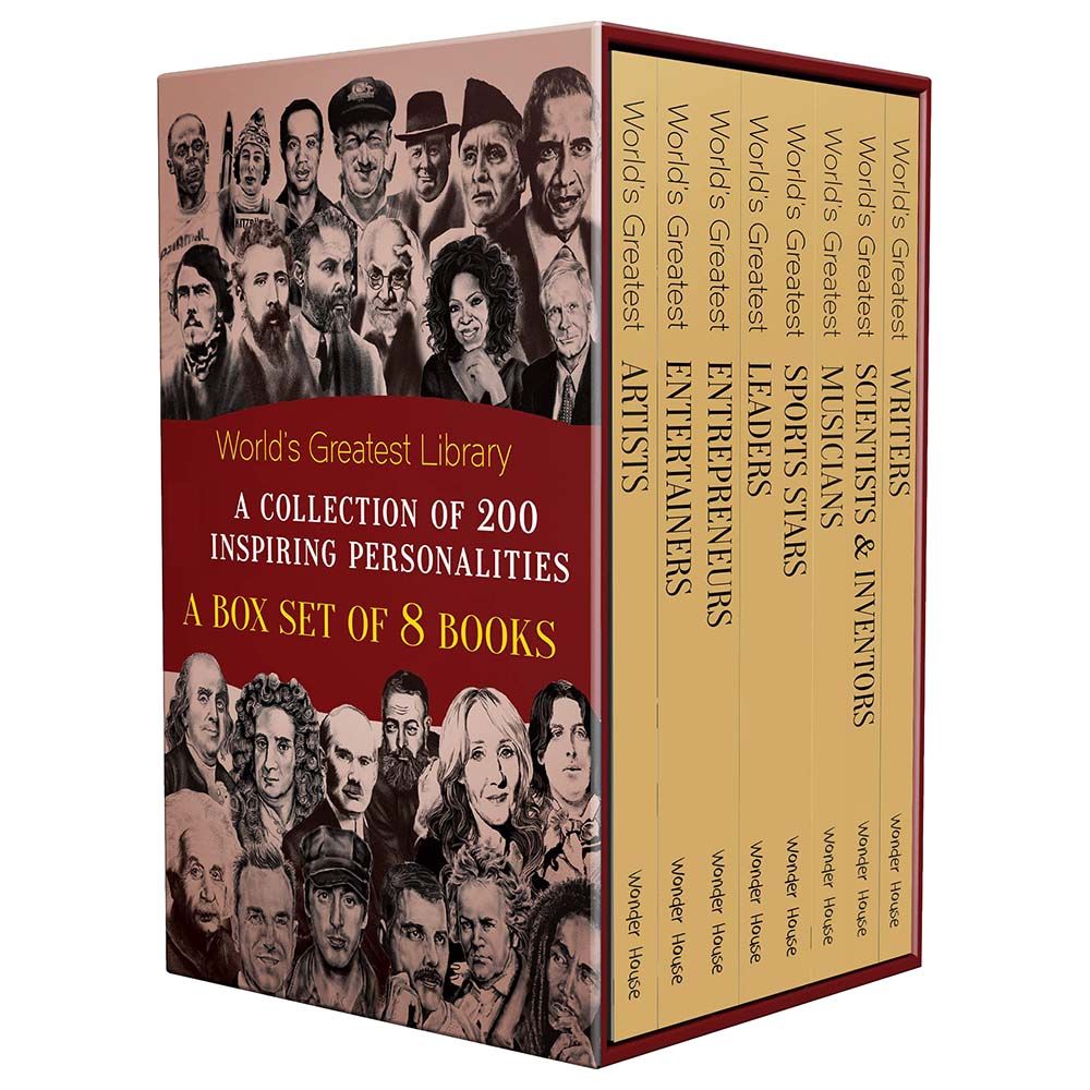 A Collection Of 200 Inspiring Personalities - Pack of 8