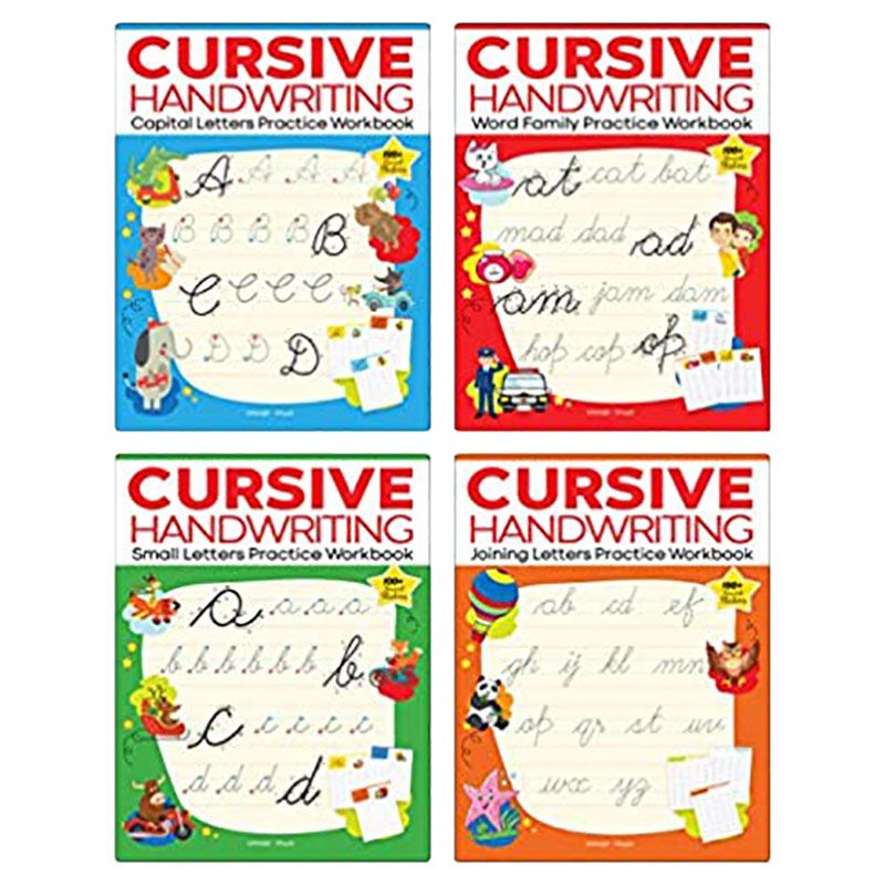 Cursive Handwriting Set of 4 Books